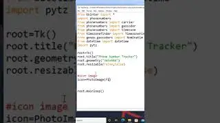 phone number tracker in python #create tracker #programming #python #coding #shorts #subscribe