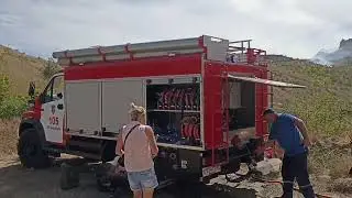 Пожары в Коктебеле - 15 и 16 июля 2024 г.