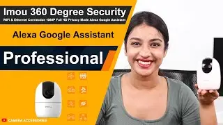 Imou 360 Degree Security | WiFi & Ethernet Connection | 1080P Full HD | Alexa Google Assistant