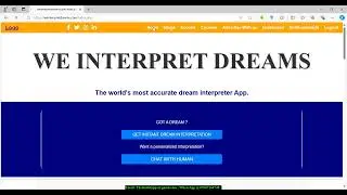 Dream Interpreter  App preview