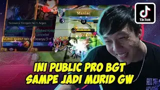 INI PUBLIC PRO DARI TIKTOK MAU JDI MURID GW? REACTION TIKTOK MOBILE LEGEND !