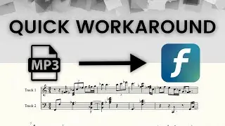 Import MP3 into Finale | EASY TUTORIAL