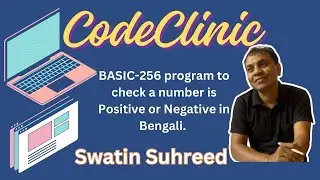BASIC-256  Program to check a given number is positive or negative in Bengali