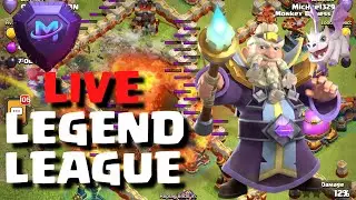 🔴Day14 Legend League Live Attack / Hammer Jam! | Clash Of Clans