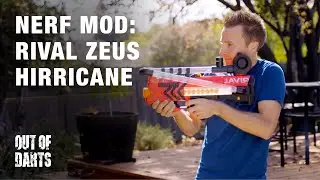 NERF MOD: Nerf Rival Zeus MXV 5600 Ultimate Zeus mod 56 BALLS!