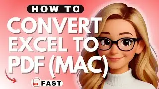 How to Convert an Excel File to PDF (MAC) - 2025