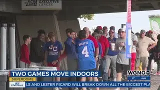 Two Greater New Orleans high school football games move to Caesers Superdome due to rain