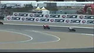Laguna Seca MotoGP Race Start from Andretti Hairpin 2010