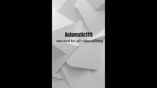 Automatic111 SD webUI - Old but gold