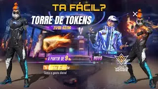 EVENTO TORRE DE TOKENS FREE FIRE ! PUNHO DE FOGO TÁ FÁCIL ??