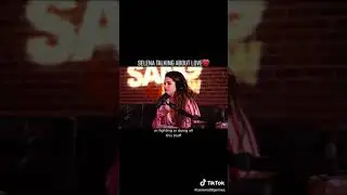 This is Selena Gomes talking about love.