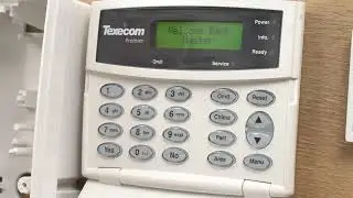 How to reset Texecom Premier alarm after power cut