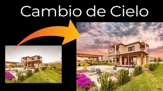 Tutorial paso a paso de cómo cambiar el cielo en una foto inmobiliaria en Photoshop