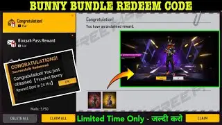FREE FIRE REDEEM CODE TODAY October 6 | FF REWARDS REDEEM CODE | FF REDEEM CODE RED BUNNY BUNDLE
