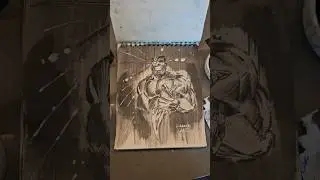 #mortalkombat as you've never imagined it for #inktober. #sketchbook #draw #sketch #drawing #artist