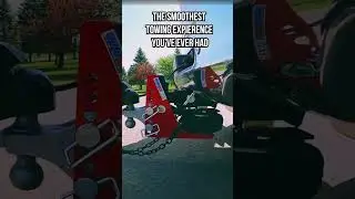 The Smoothest Towing Experience You've Ever Had - Shocker Hitch #shorts #shortsviral #towing #truck