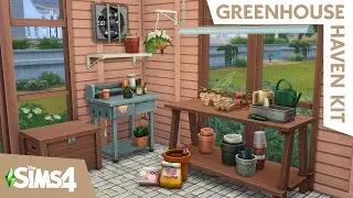 GREENHOUSE WINDOWS & CLUTTER 🌿 // The Sims 4 Greenhouse Haven Kit Build & Buy Overview