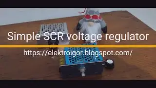 Simple SCR voltage regulator