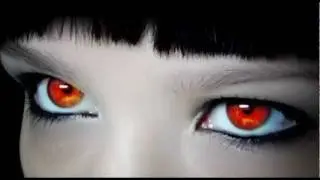 Vampire eye-effect