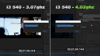 Adobe Premiere Rendering Test