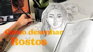 Como desenhar rostos