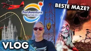 90+ ScareActor in 1000m langer Halloween-Maze 😱👻 | Port Aventura & Tibidabo Vlog 🇪🇸