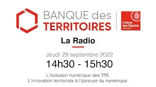 Banque des Territoires, la Radio, en direct du salon Numérique en Commun[s] a Lens