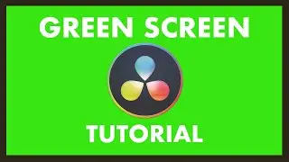 DaVinci Resolve Green Screen Overlay | Editing Software Tutorial