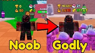 Noob To Pro In Punch Monster Simulator Roblox!