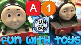 【trem de brinquedo】Thomas e Seus Amigos Hiro v.s. Dusty - Percy v.s. Emily 00251+00254+pt