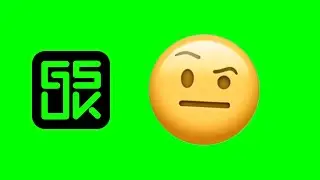 SUS Face Emoji | GSUK — Copyright Free Green Screen