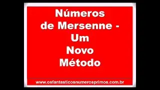 Números de Mesenne - novo método