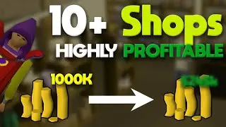 I Bought from the Best Shops in OSRS starting with 1M!! I made a lot... (OSRS 2022)