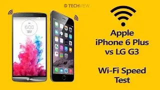 iPhone 6 Plus vs LG G3 - WiFi Speed Test