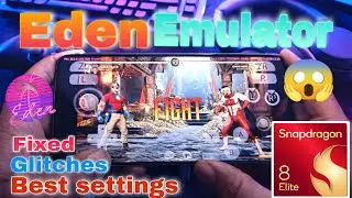 Eden Emulator | MORTAL KOMBAT 1 |🤯🔥 FIX all Graphics glitches and Best Settings SD 8 elight⚡ 60~ fps