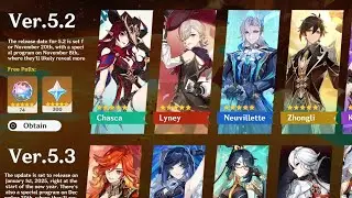 ALL BANNERS FROM 5.2 TO 5.5 - Genshin Impact