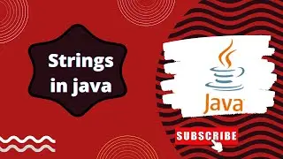Strings in java| How use strings in Java|Strings