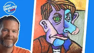 Picasso Portrait Drawing
