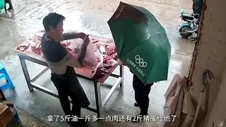 【完整版】最美豬肉哥！ “能給我一點豬油嗎？”女子手術出院走到肉舖艱難開口，肉攤主見女子困難，慷慨贈8斤肉和油！【真相記】
