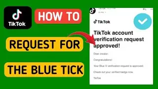 How to get verified on TikTok | How to request for TikTok verification | get TikTok bluetick