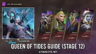 Queen of Tides 12 F2P Guide (Valuk, Santis, Rodira, Zatlux) | Awaken Chao Era