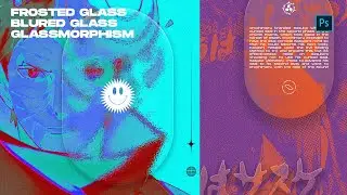 Create Realistic Frosted Glass Shapes in Photoshop | Glassmorphism | Latest Design Trend 2021