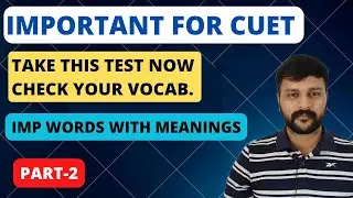 Spelling Test Part- 2 | Let's check your vocabulary #english #youtube #cuet2023 #exam #education
