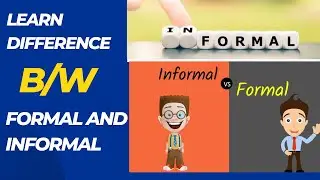 Formal vs informal words