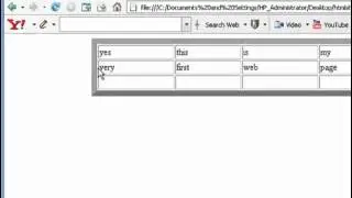 7) How to add Tables to HTML Web Page ? part B