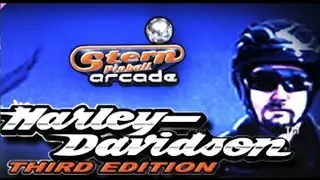 Stern Harley Davidson Third Edition 1999 Pinball Arcade Play
