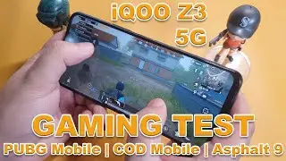 iQOO Z3 5G Gaming Test | iQOO Z3 5G PUBG Mobile and other games tested | Heat and temperature check