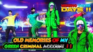Old memories 💔of my hacked green crimnal account 👤