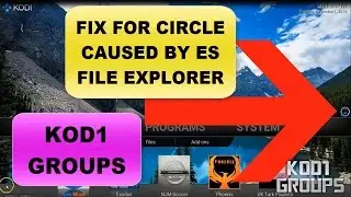 FIX FOR CIRCLE CAUSED BY ES FILE EXPLORER (JD)...