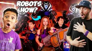 Reacting to Shiloh and Bros Robot Hunt In Real Life! (2024)